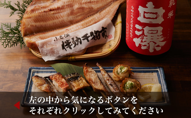 左の中から気になるボタンを それぞれクリックしてみてください